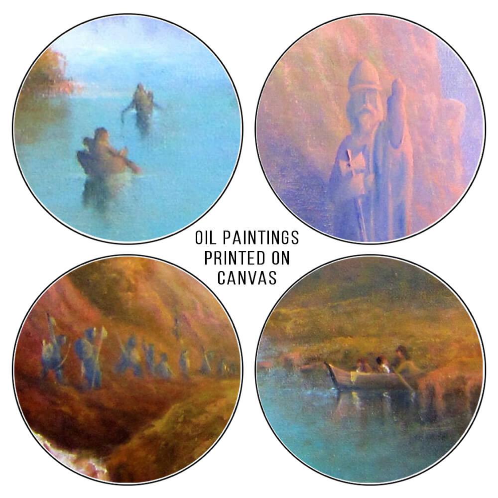 Lord of The Rings Anduin River Landscape Painting Wall Art Poster 03