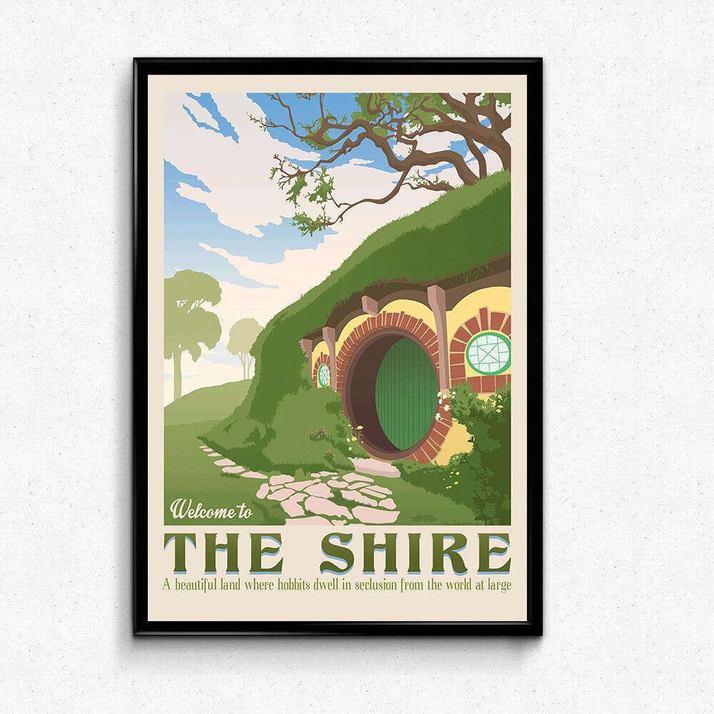 Lord of The Rings Middle Earth Landscapes Wall Art Posters