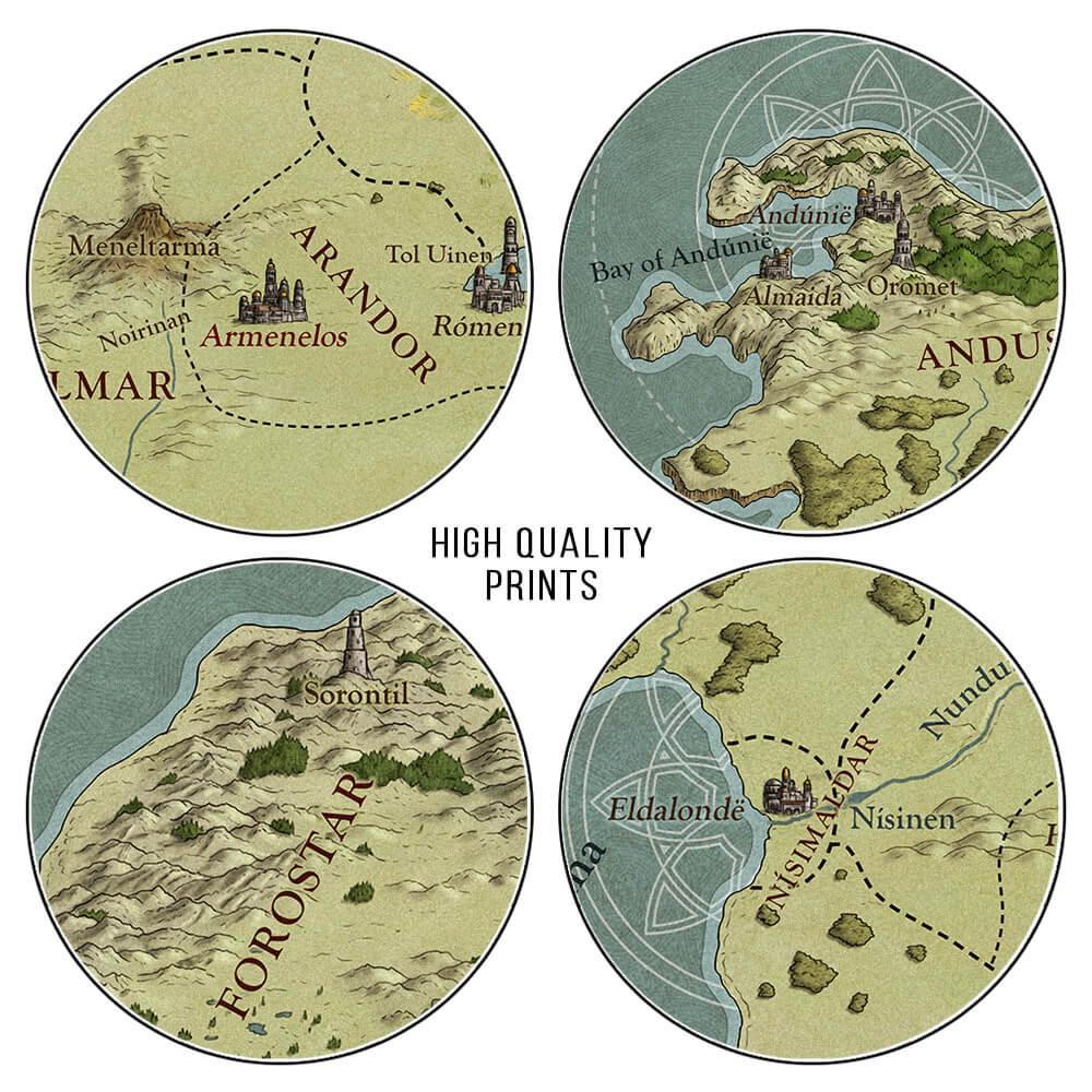 lord of the rings map numenor